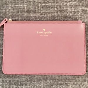 Kate Spade Leather Eli White Street Wristlet Pouch